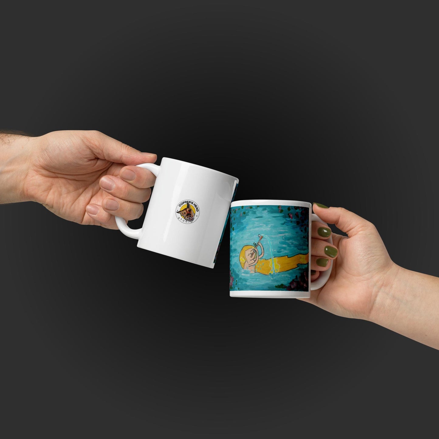 Finn Flute Painting Mug