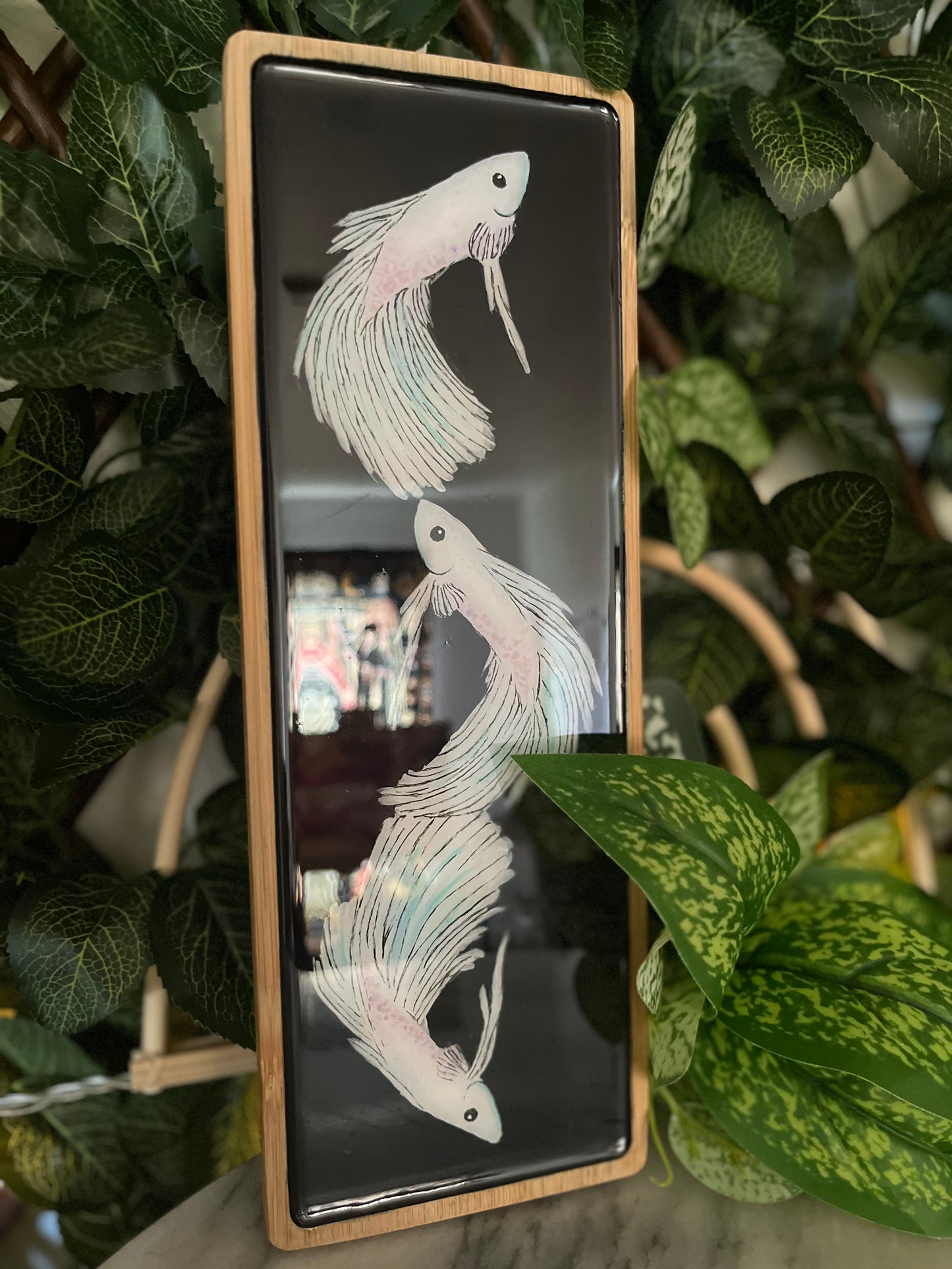 White Betta Fish Tray