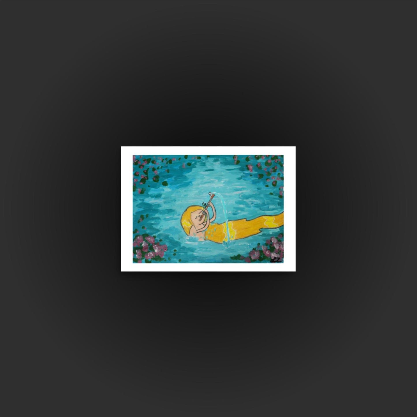 Finn Flute Painting Mini Print